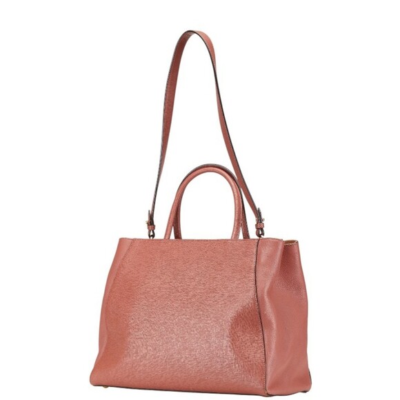 FENDI Pink Leather Shoulder Bag - Picture 2 of 13